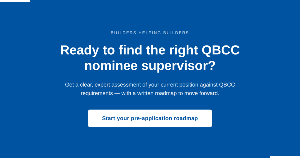 How to Find a QBCC Nominee Supervisor