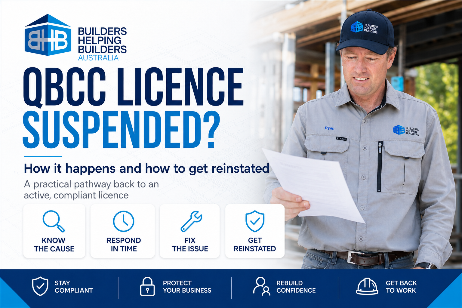 QBCC Licence Suspension